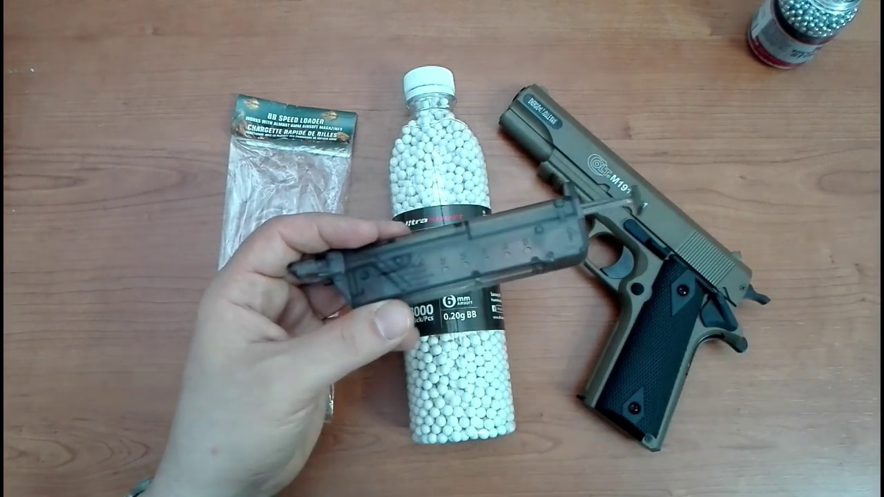 SPEED: Cargador Rapido Pistola Rifle Softair Bolas Balines 6mm