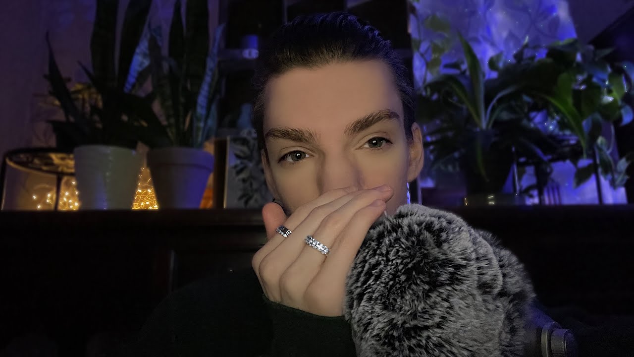 ASMR Cupped Inaudible Whisper Ramble 💖 * intense clicky mouth sounds *