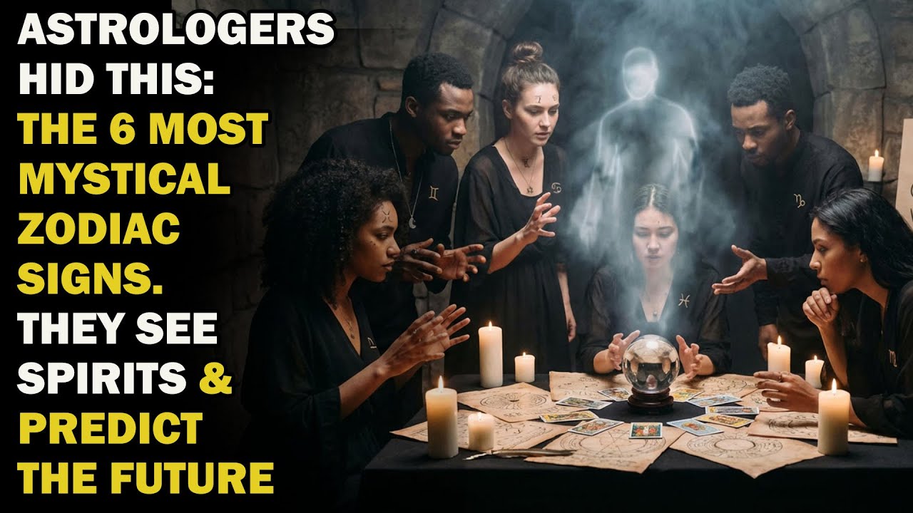 Astrologers Hid This: The 6 Most Mystical Zodiac Signs. They See Spirits & Predict the Future