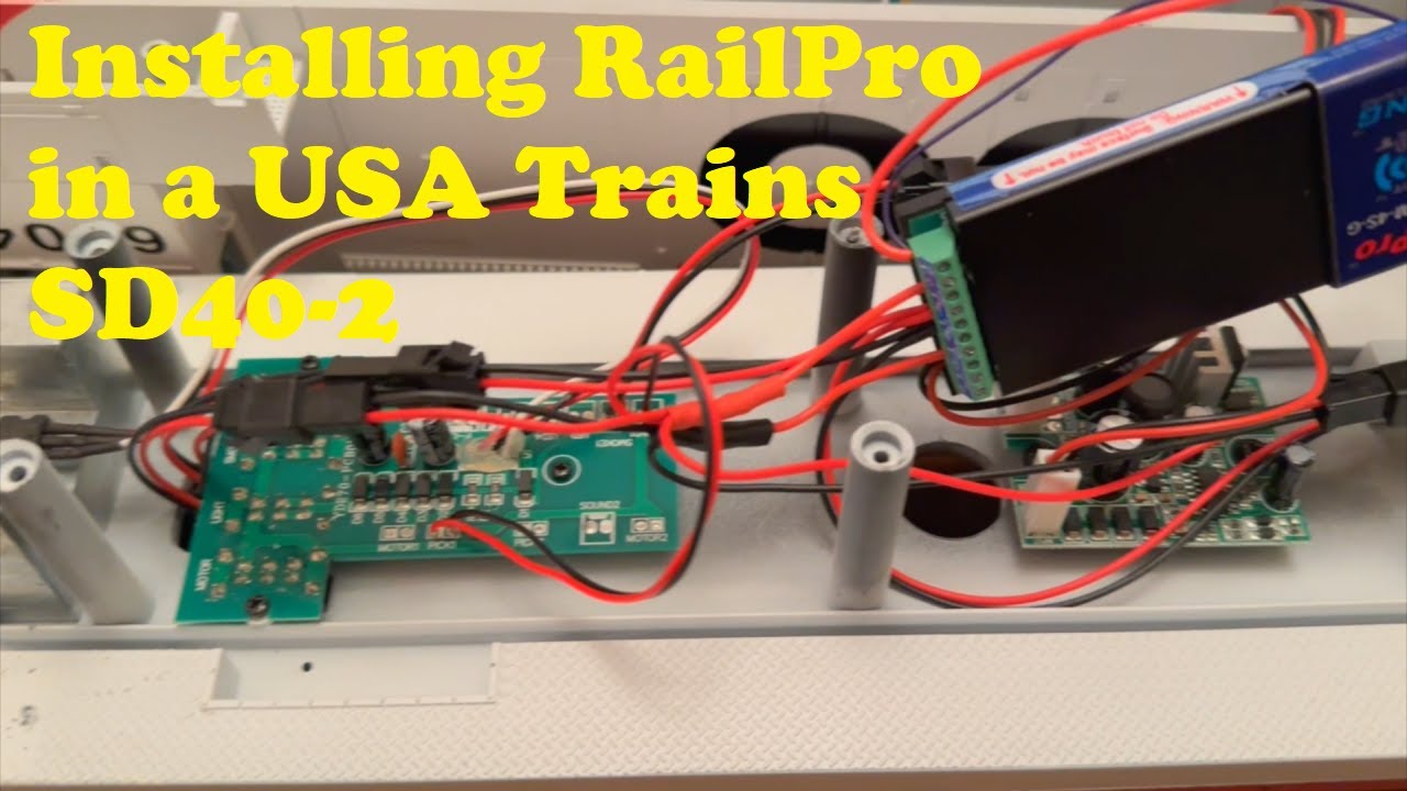 Installing RailPro Controls in a USA Trains SD40-2