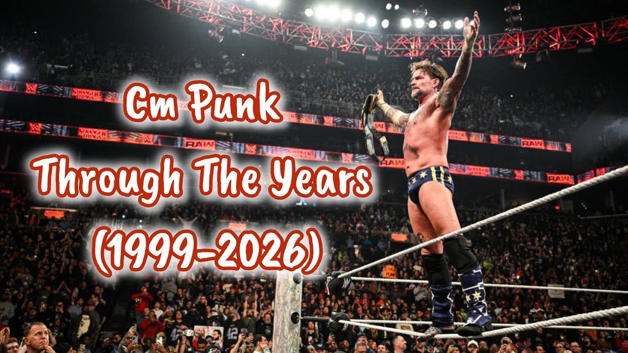 Cm Punk Through The Years (1999-2026)