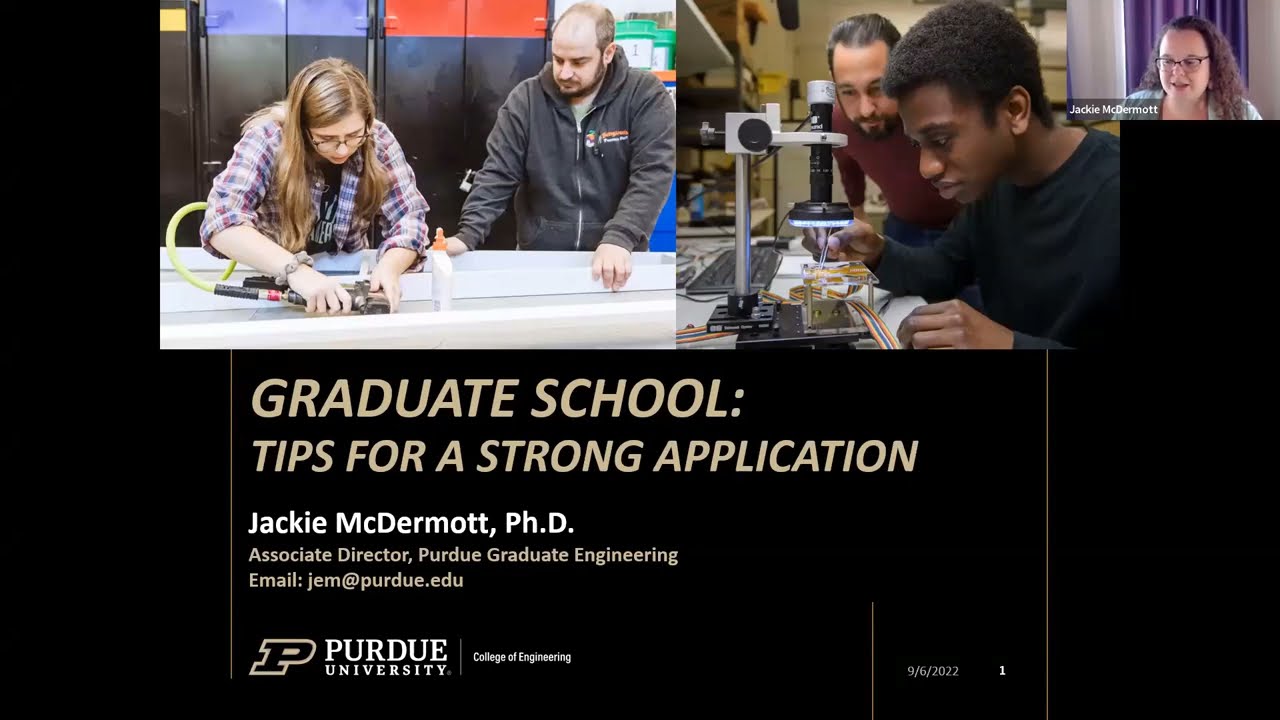 Purdue Application Tips   September 2022