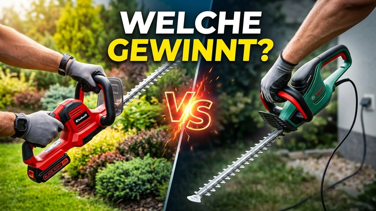 Akku-Heckenschere vs. Kabel-Heckenschere: Was ist WIRKLICH besser?