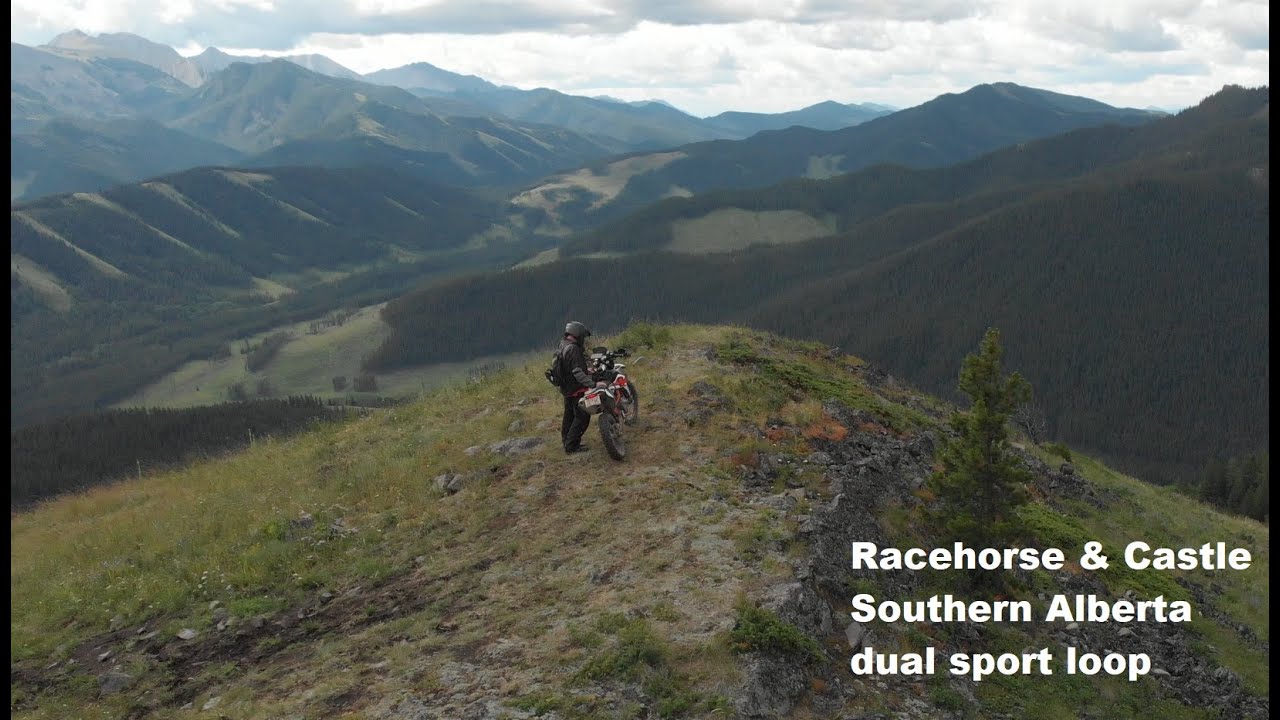 Racehorse & Castle Southern Alberta dual sport loop