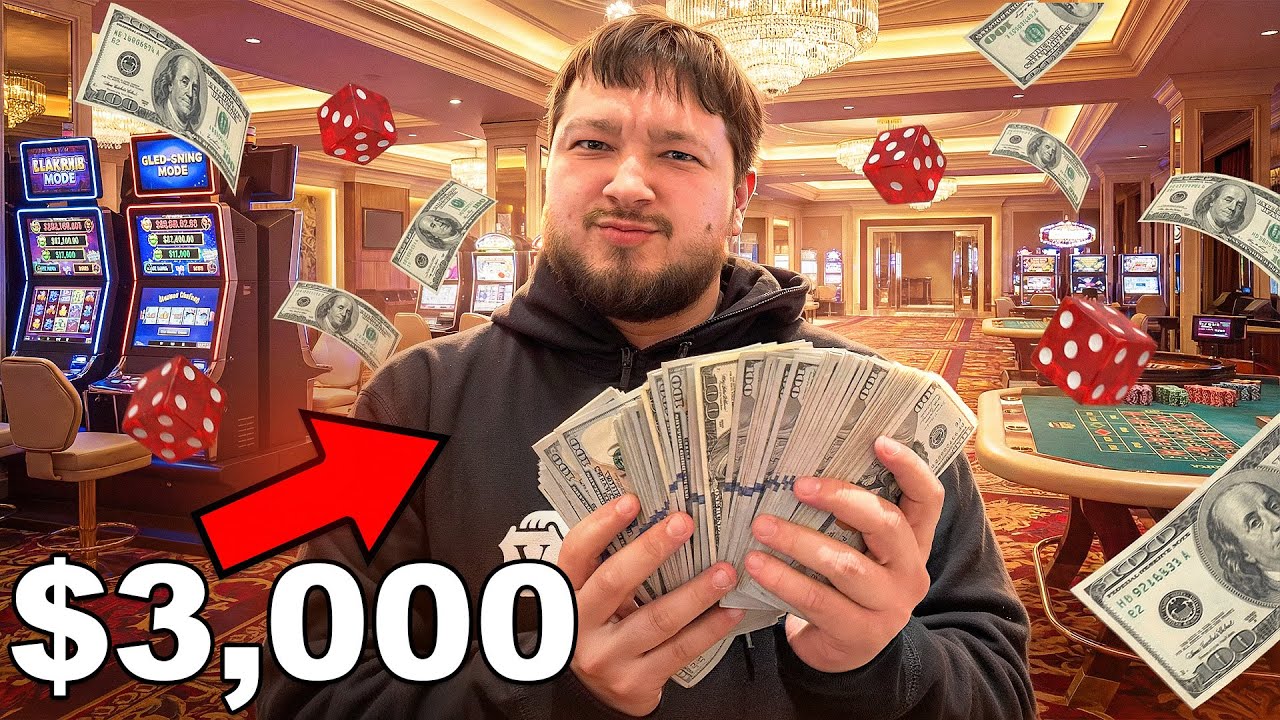 Can We DOUBLE $3,000 Playing Table Games?!