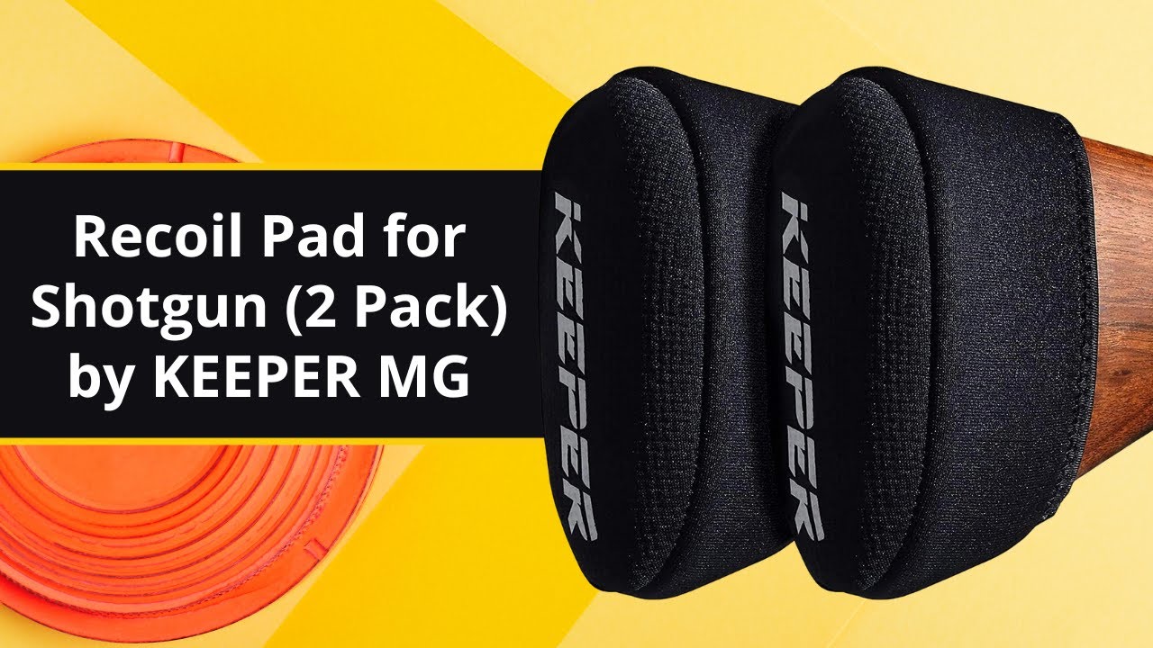 Recoil Pad for Shotgun 2 Pack by KEEPER MG