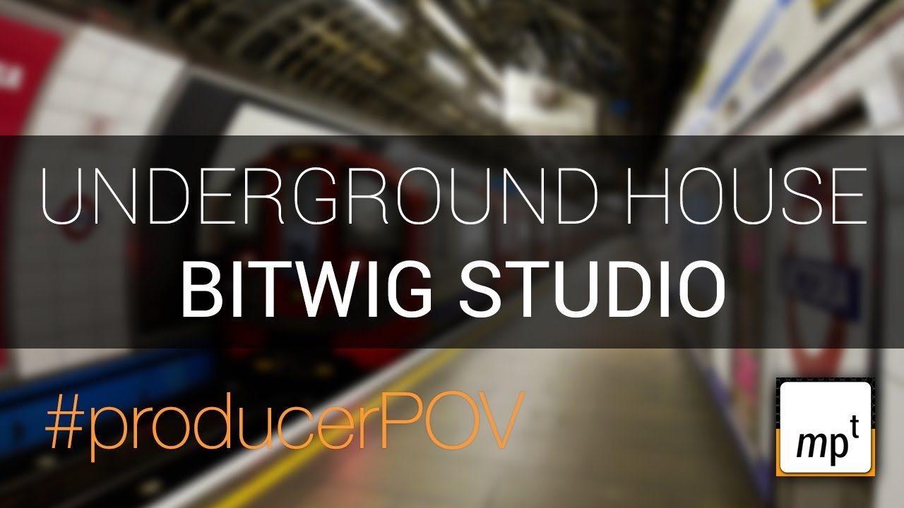 Bitwig Studio - Underground House Vibe #producerPOV - Track Idea From Scratch