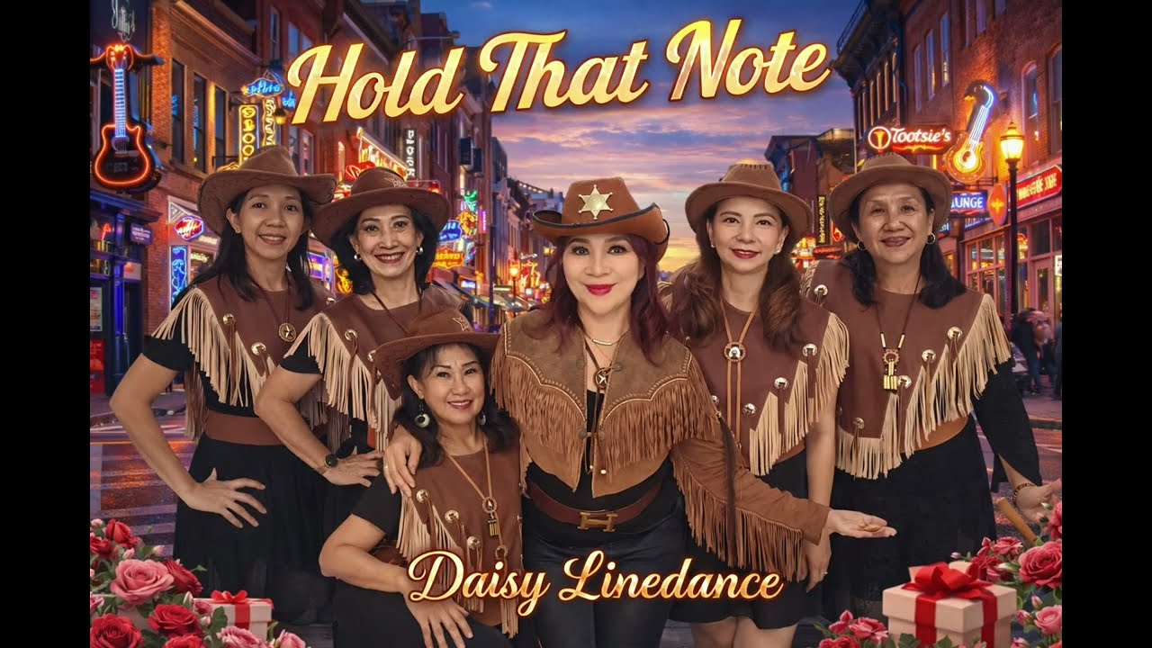 Hold That Note Line Dance/ Demo by Daisy LD ( Fancy ) / 11 .2. 2026