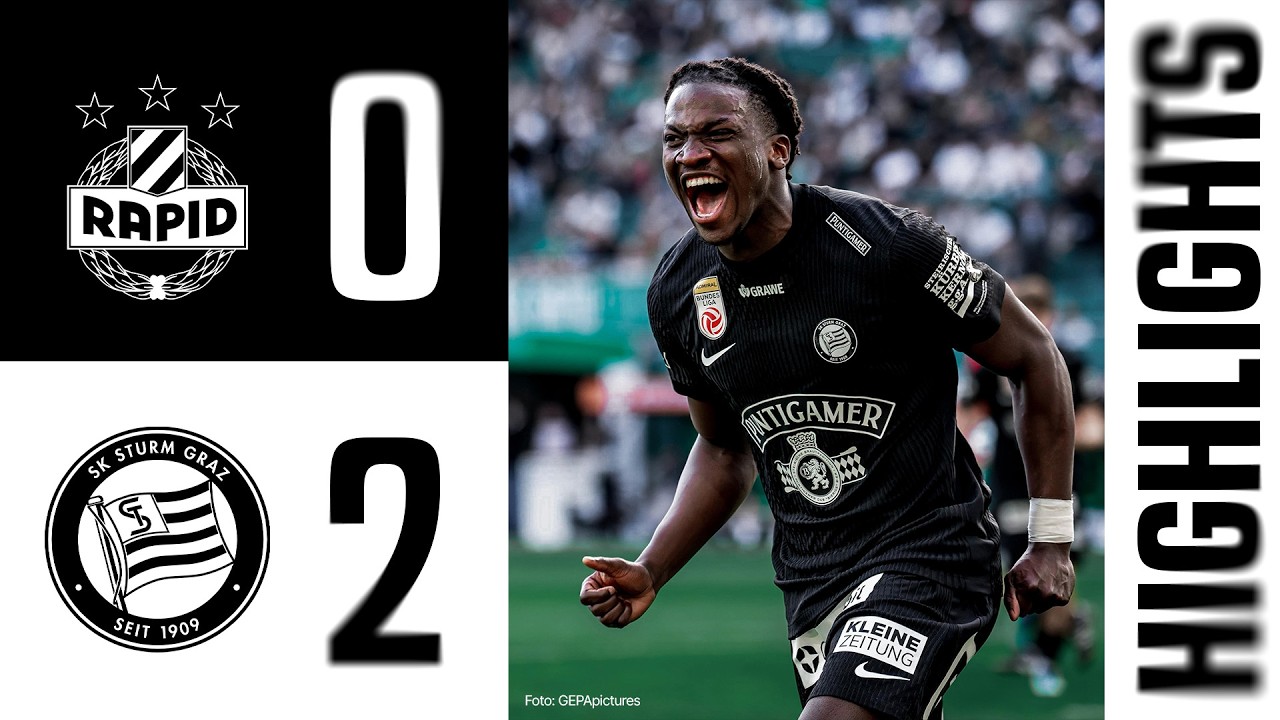 Highlights Sturm | SK Rapid vs. SK Sturm Graz | 25. Runde