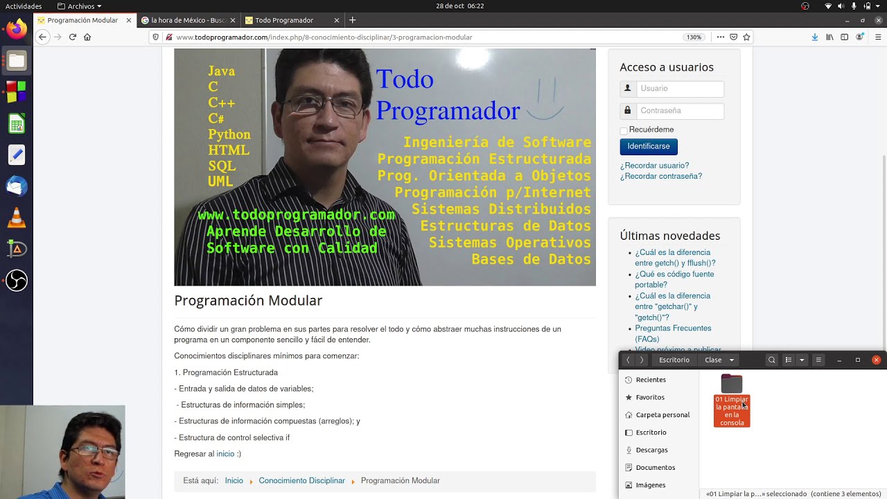 Limpiar la pantalla para aplicación de consola, portable; en C Estructurado