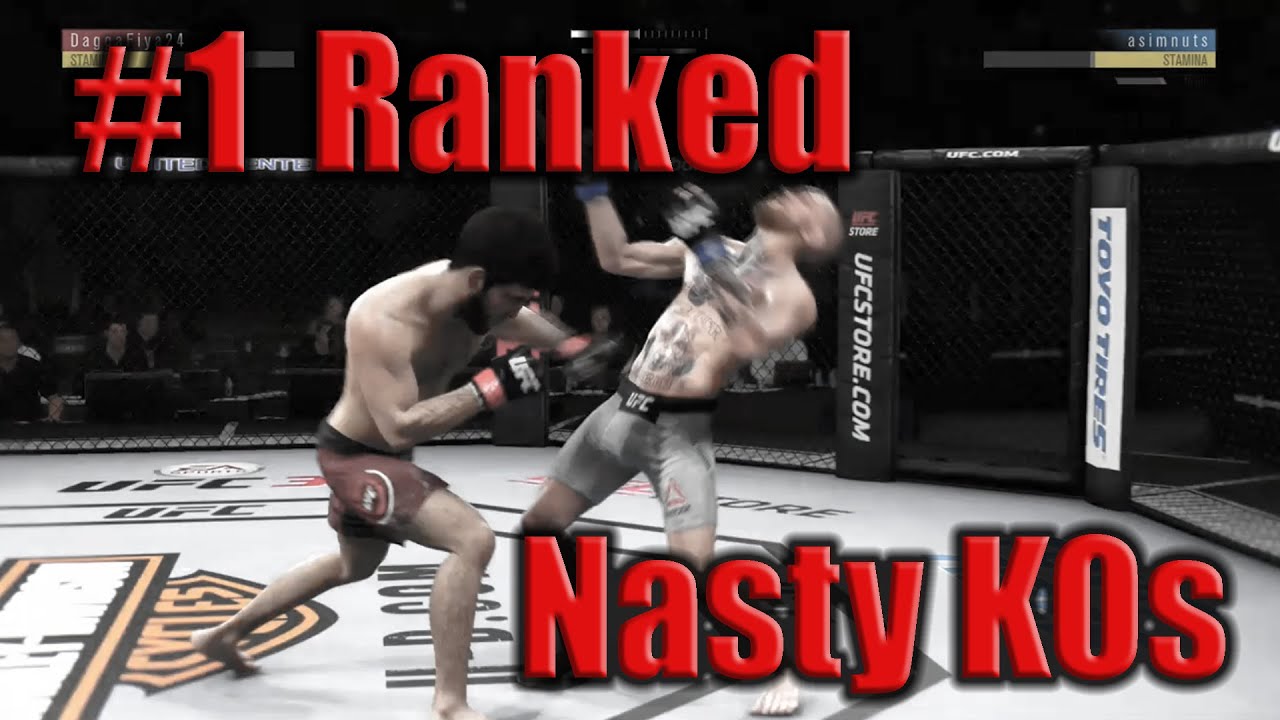 #1 Ranked UFC 3 Player Gets Nasty KOs!!!