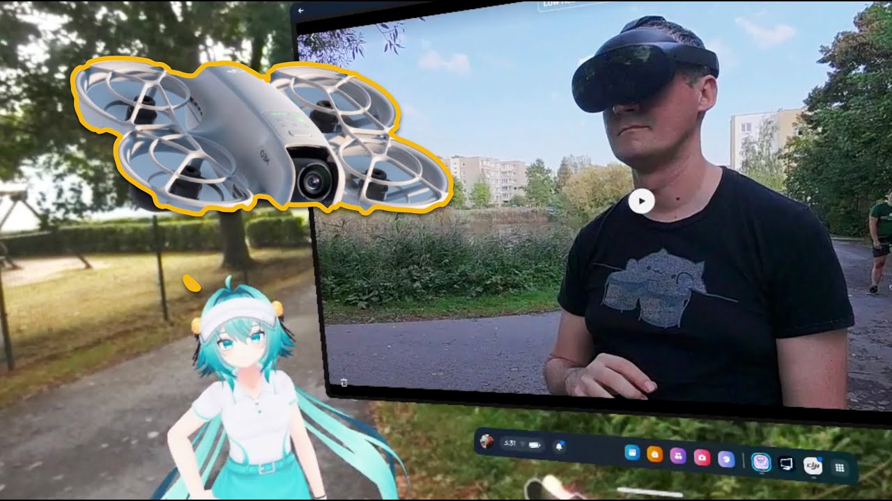 Подключите дрон DJI Neo к гарнитуре Meta Quest VR!
