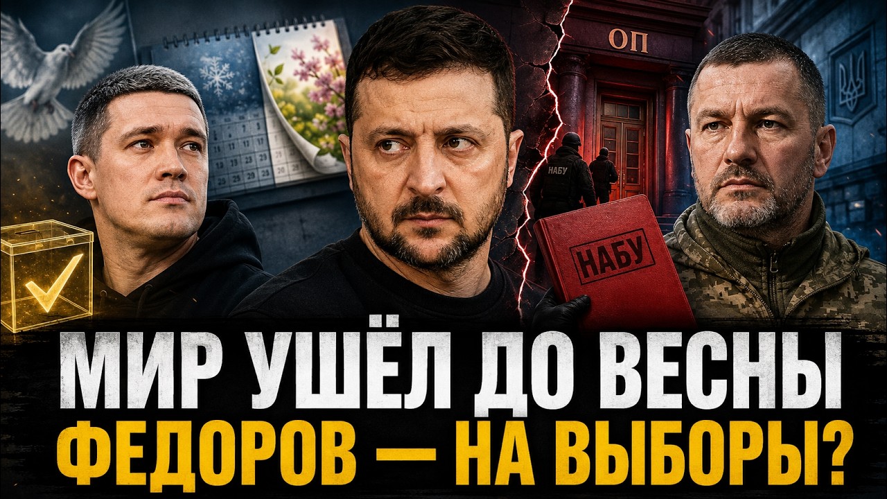 МИР УШЕЛ ДО ВЕСНЫ. ФЕДОРОВ ИДЁТ НА ВЫБОРЫ? ХМАРА В МИНОБОРОНЫ, НАБУ &mdash; В ОФИСЕ ПРЕЗИДЕНТА