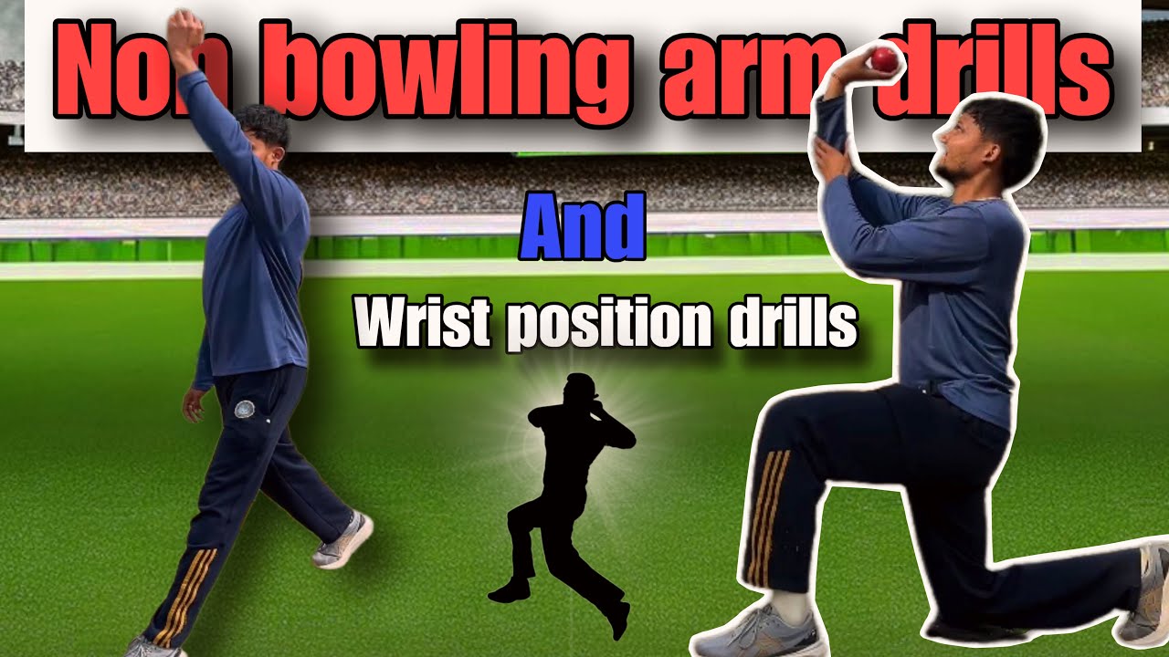 Non bowling arm drills and correct your wrist position 🎾🏏\\daily vlog