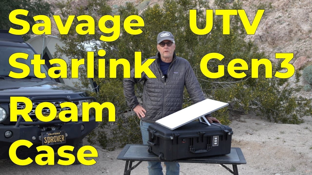 Savage UTV Starlink Gen 3 Roam Case First Impressions #starlink #savageutv