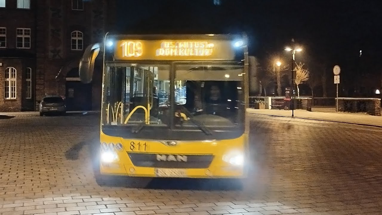 MAN NL283 Lion's City #811 PKM Katowice linia 109 [PRZEJAZD]