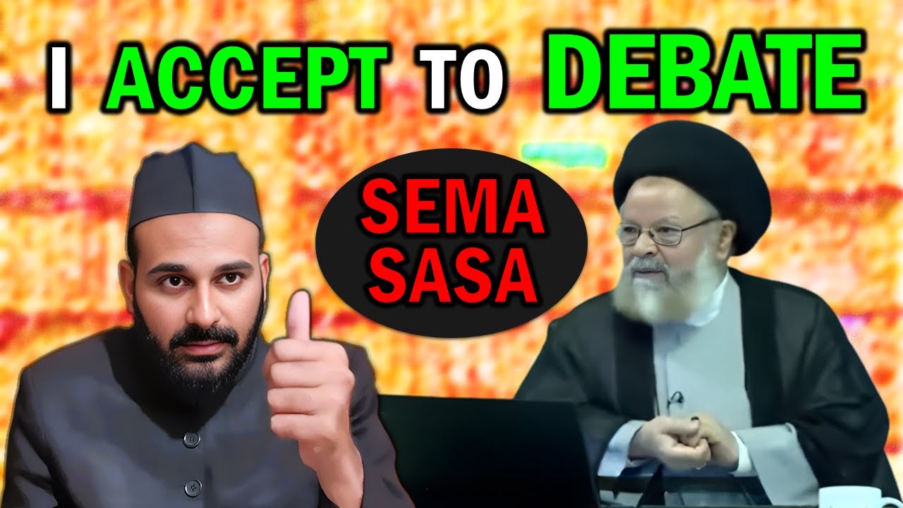 Dr. Syed Ali Hur OFFICIAL DEBATE challenge to Ayatullah Hussain Qazwini of Waliul Asr Institute Qum