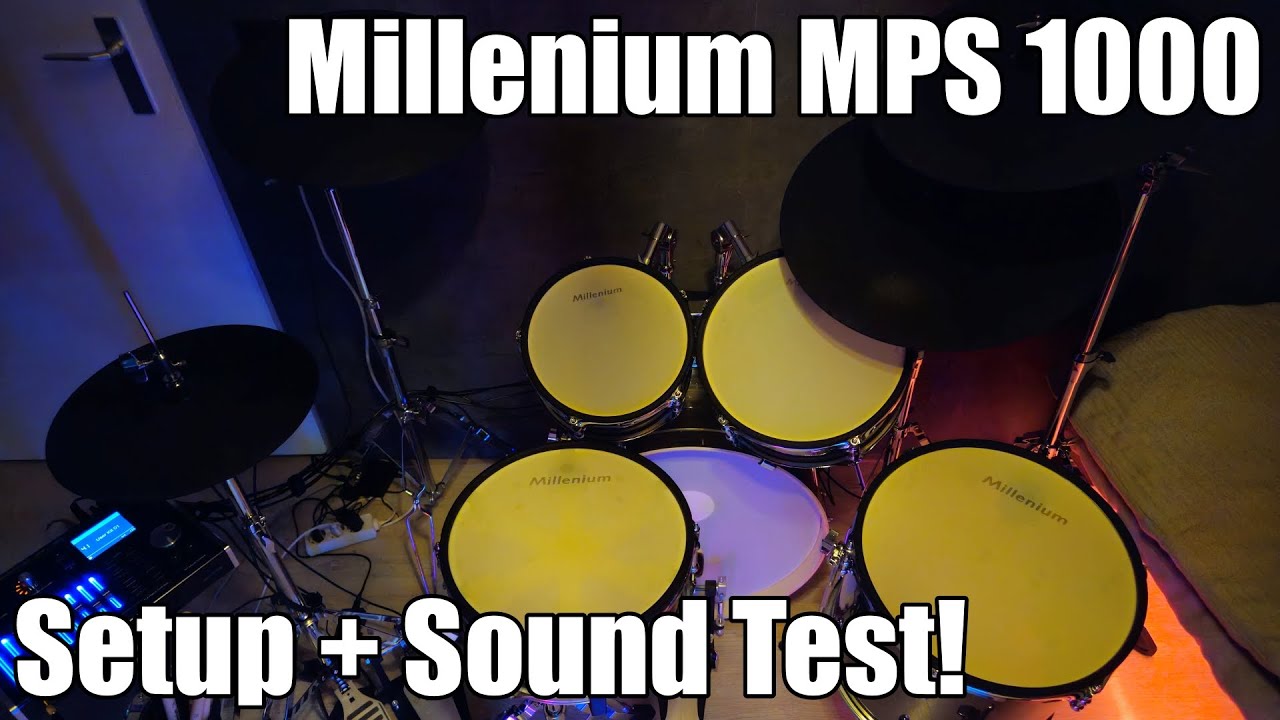The BEST Acousting Looking E-drumset?! Millenium MPS 1000