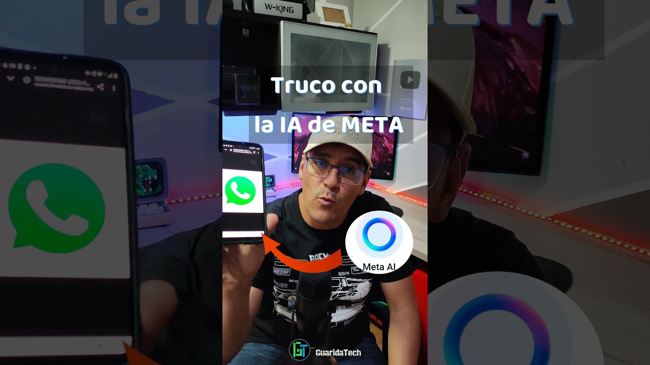 😎 IA de Meta, truco para WhatsApp✅ #AIMETA #trucoswhatsapp #GuaridaTech #tecnologia