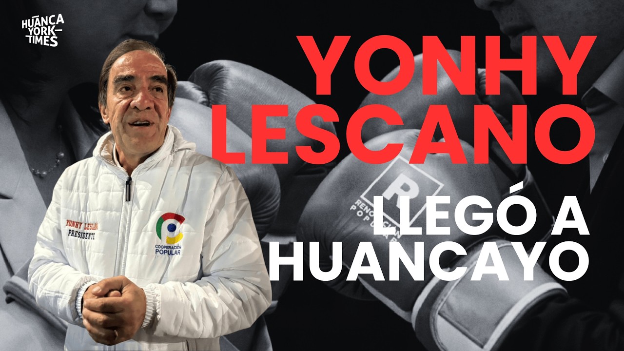 YONHY LESCANO LLEG&Oacute; A HUANCAYO | &iquest;Qu&eacute; dijo a su llegada a la ciudad incontrastable? VIDEO COMPLETO