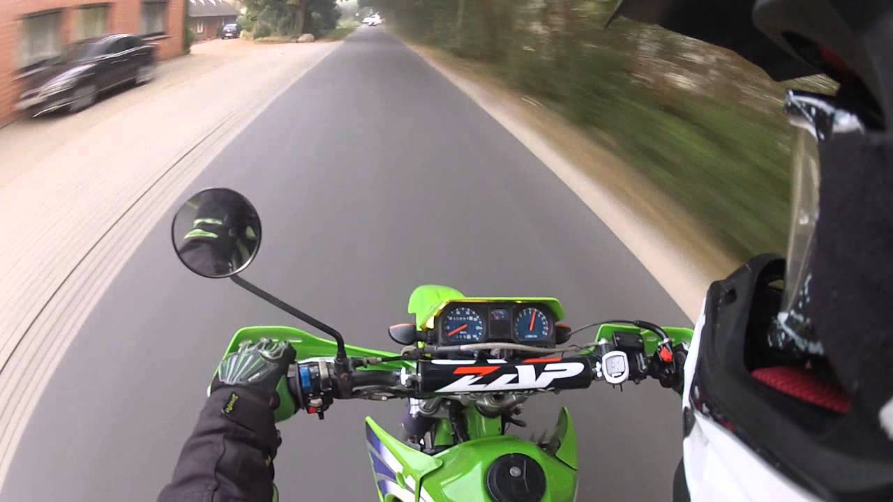 Drive to School | Kawasaki KMX 125