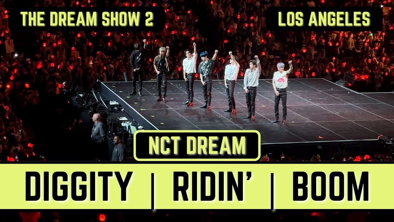 4K NCT Dream 엔시티 드림 ‘Diggity’ 'Ridin' 'BOOM' The Dream Show 2 Los Angeles #nctdream #thedreamshow2