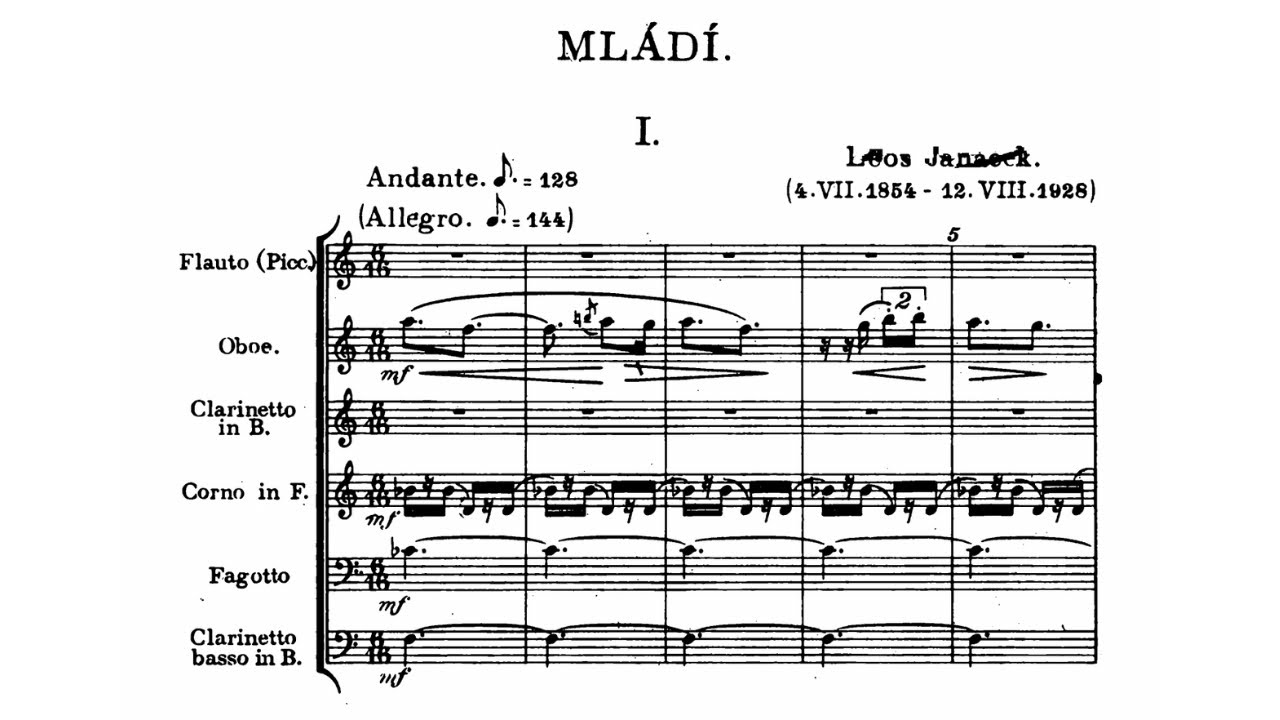 Leoš Janáček: Mládí (1924)