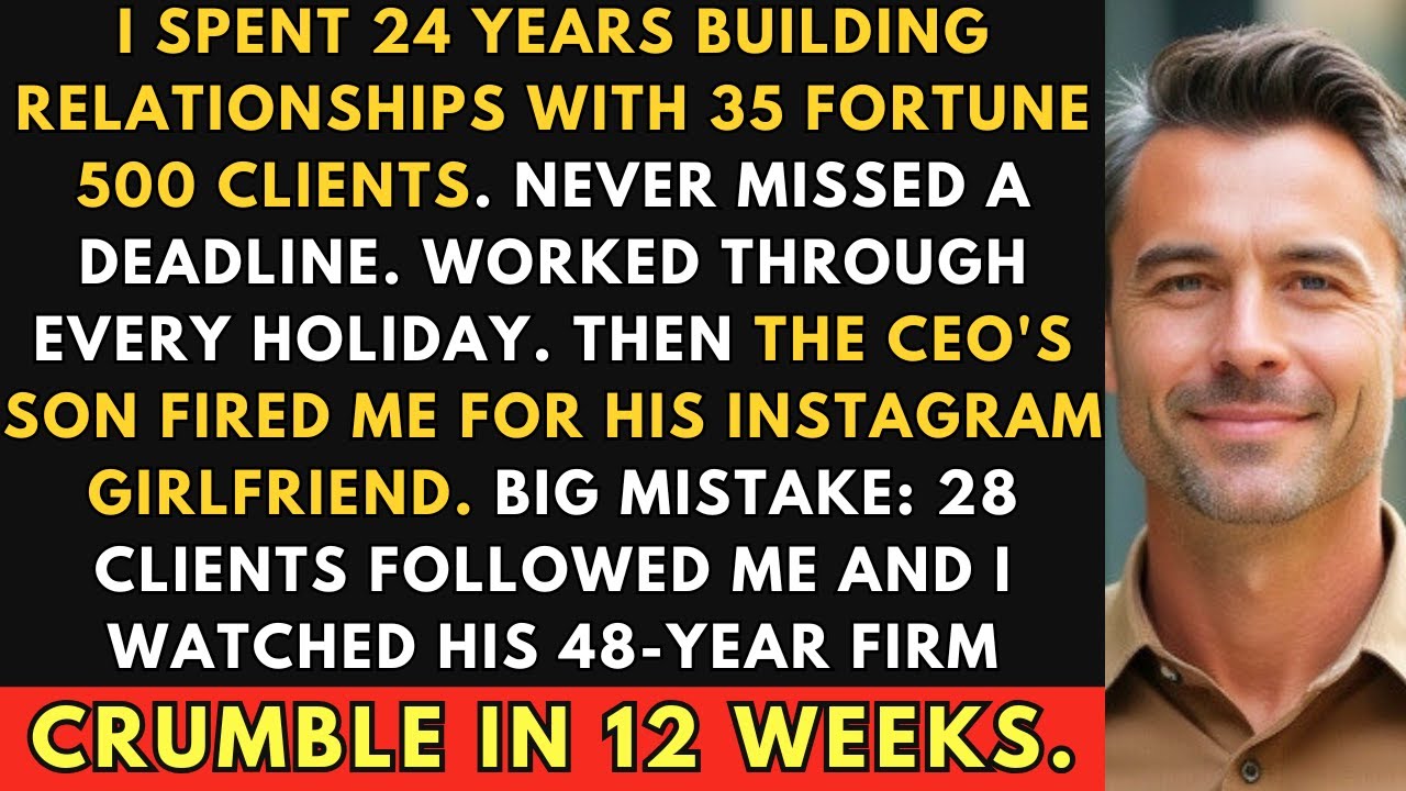 I Got Fired by the CEO's Son—So 28 Clients Followed Me.