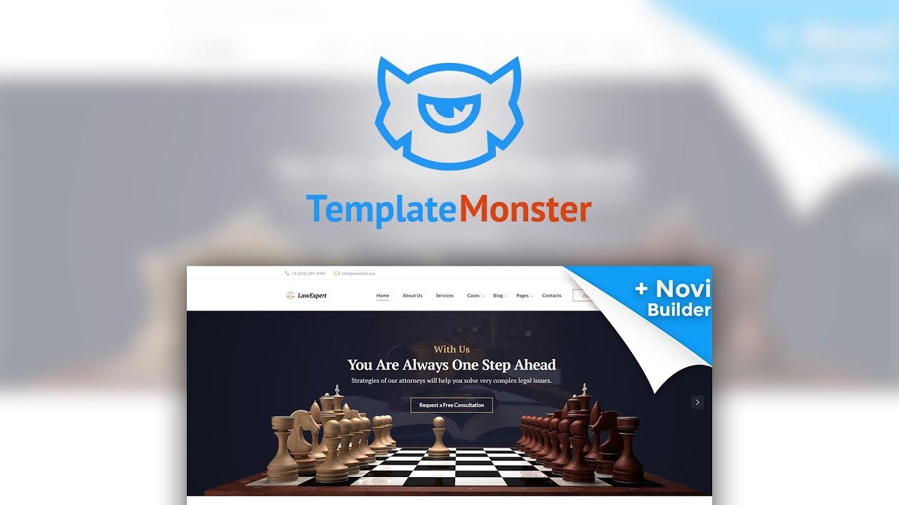Law Expert - Law Firm Responsive Website Template #61317