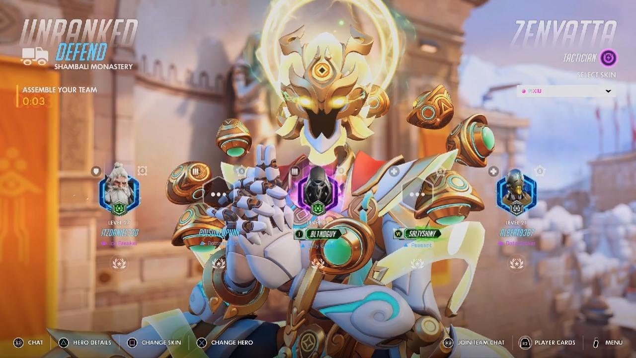 Overwatch - Bringing in the wealth with my new Zenny skin