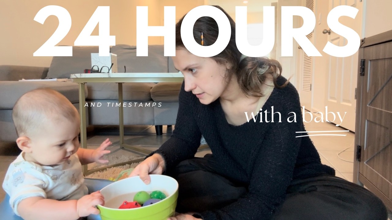 a REAL day in the life as a first time mom | dealing with sleep training & separation anxiety