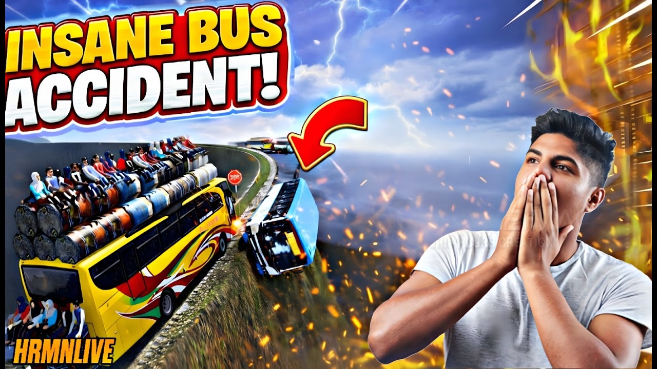 🔴Travego Bus on Dea*h Road #shortsfeed #shortslive #shorts #ets2 #live