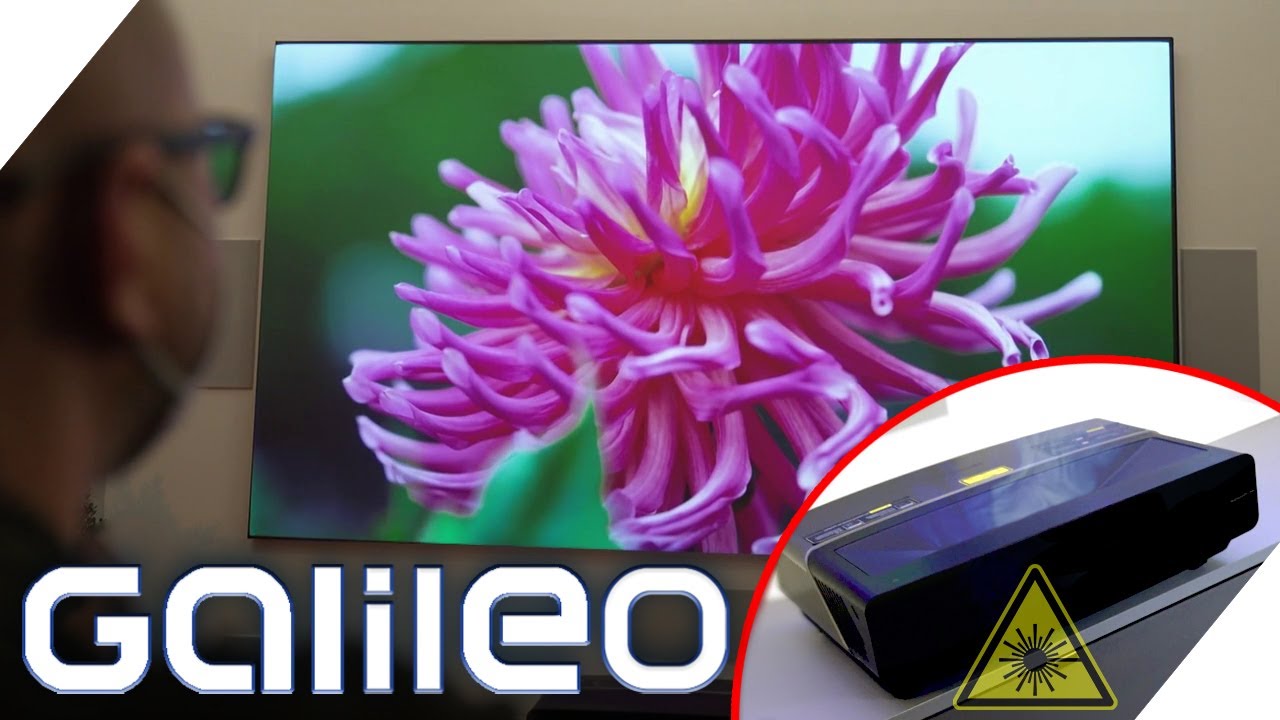 Laser-TV Test: 100 Zoll - Besser als ein TV? | Galileo | ProSieben