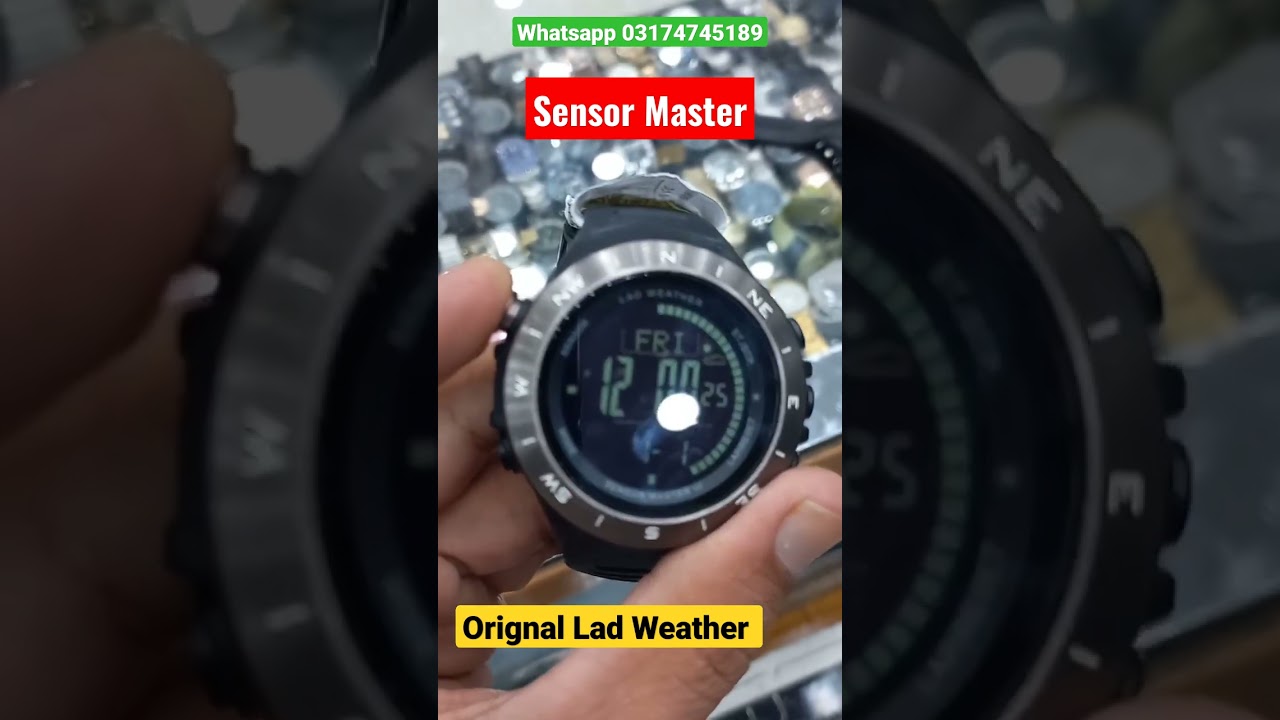 Orignal Digital Lad weather Sensor Master |Orignal imported watches in pakistan |Khursheed alam