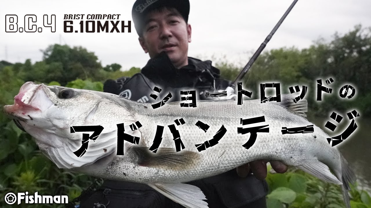 【BC4 6.10MXH】これぞショートロッドの強み！雨×小場所でシーバスハント