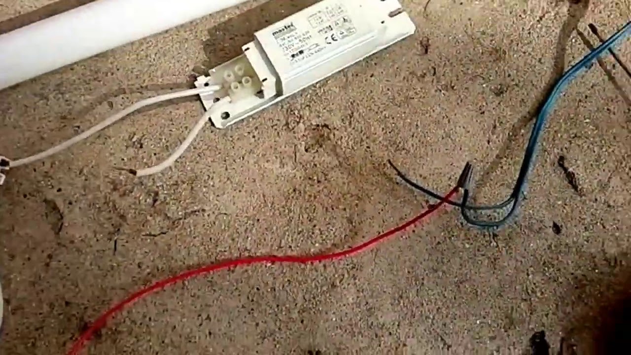 Video 01 ligação do Reator convencional para lâmpada fluorescente de 40w
