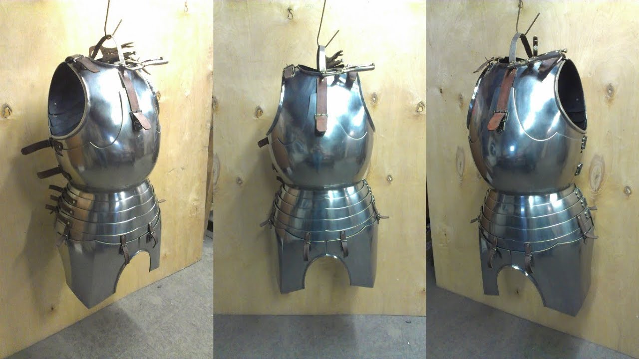 Миланская кираса. Сборка торса / Milanese cuirass. The torso making