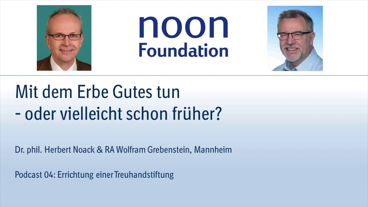 04   Errichtung einer Treuhandstiftung