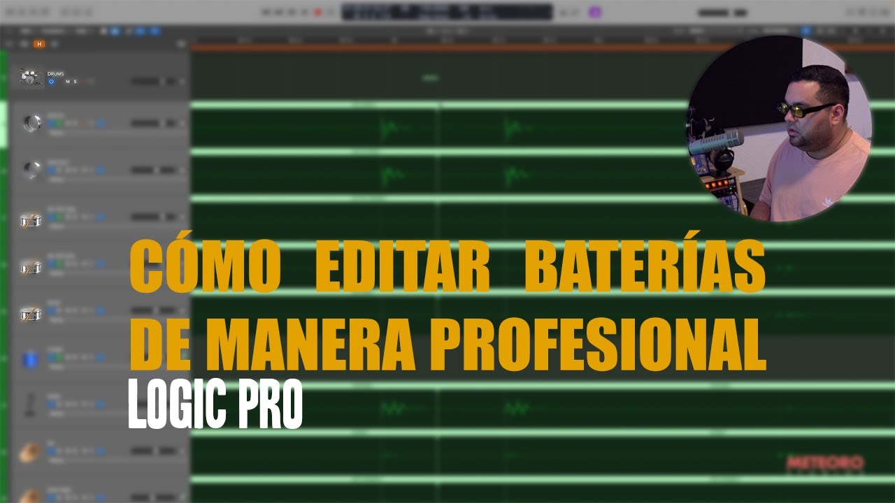 Como editar BATERÍA en LOGIC PRO