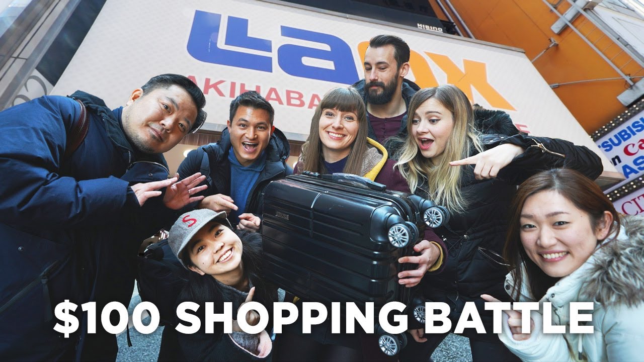 Duty-Free Shopping At Akihabara in Japan! [Ft. Sharmander, Natsuki from "Abroad In Japan" and more!]