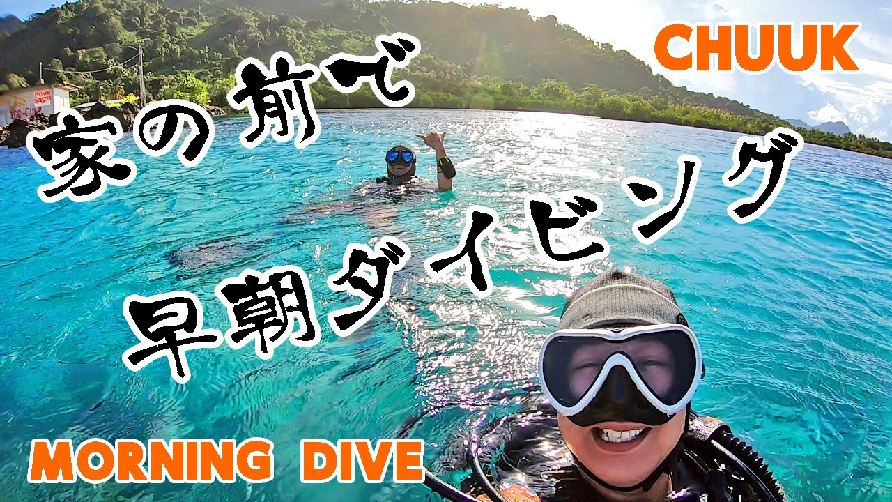 港をもぐる!! Go diving in a harbor【 Chuuk Micronesia ミクロネシア チューク ダイビング 】