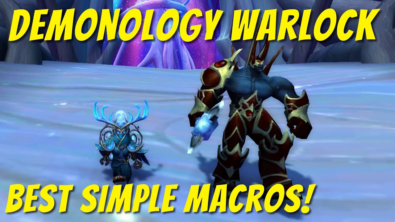 Demonology Warlock: Best SIMPLE Macros in Shadowlands!