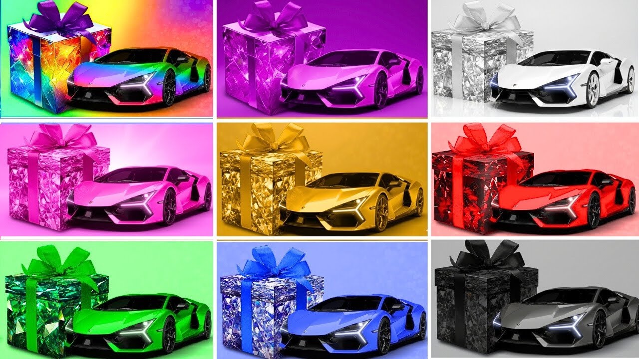 اختر هدية واحدة من 9 🎁 نسخة 9 هدايا  👑 تحدي 9 صناديق هدايا 🌈💗💙💜🌟💖💚🖤🤍