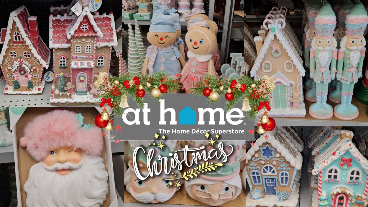 AT HOME STORE MRS CLAUS BAKERY 🤶 CHRISTMAS DECORATIONS 20024