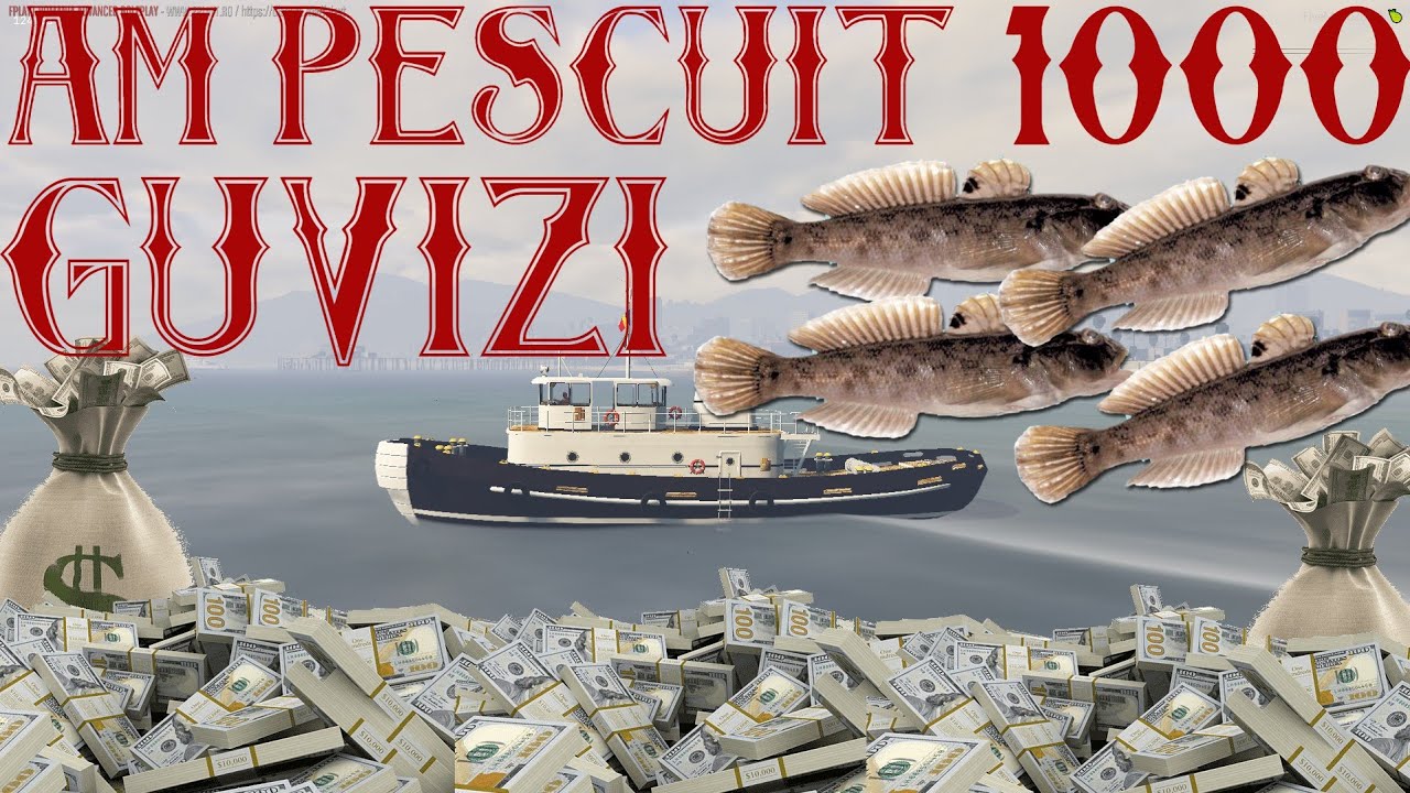FPLAYT AM PESCUIT 1000 DE GUVIZI !!! CATI BANI AM SCOS ???