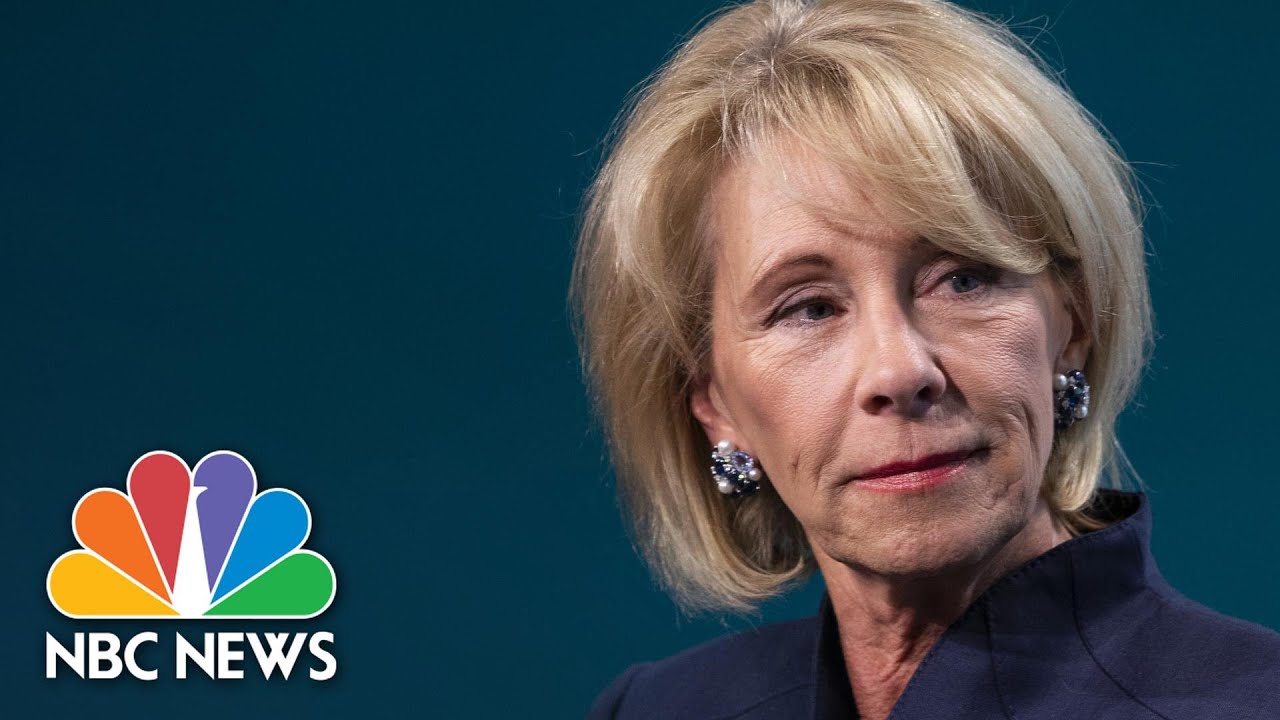 Educators Say Betsy DeVos Is Funneling Pandemic Funding Into Private Schools | NBC News
