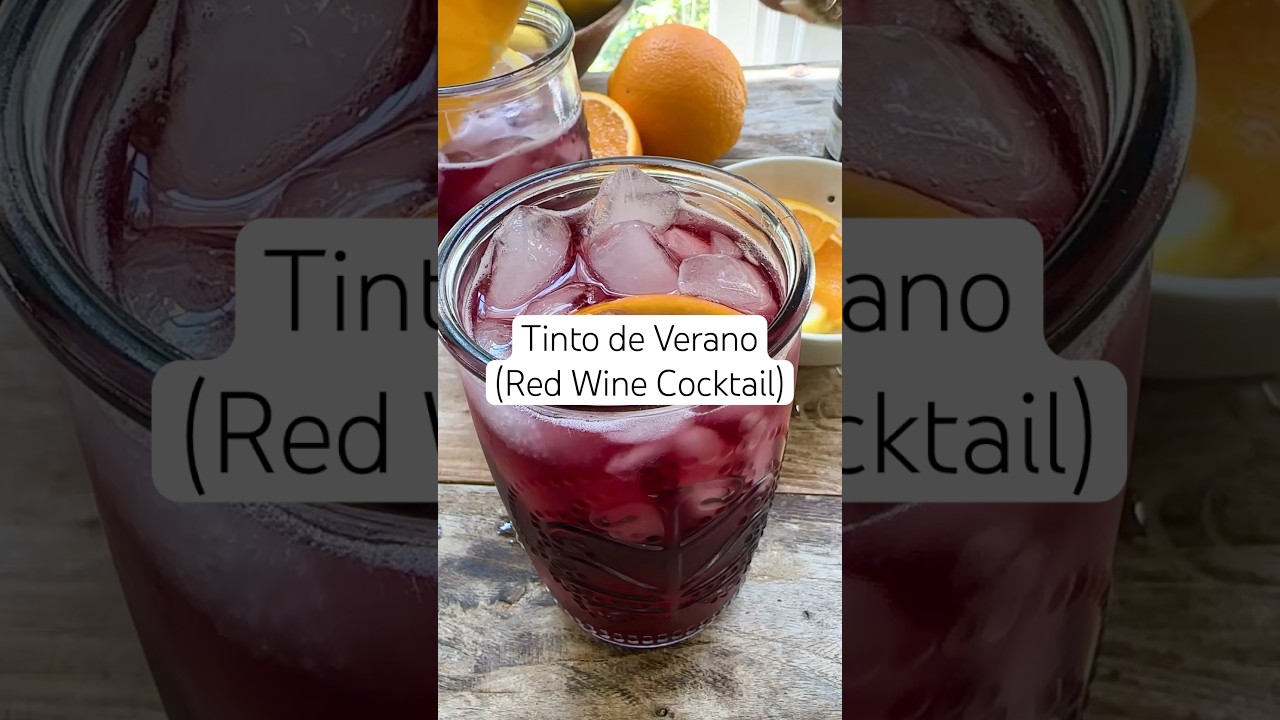 Bebida refrescante de verano, &iexcl;Tinto de Verano! #recetasdeverano