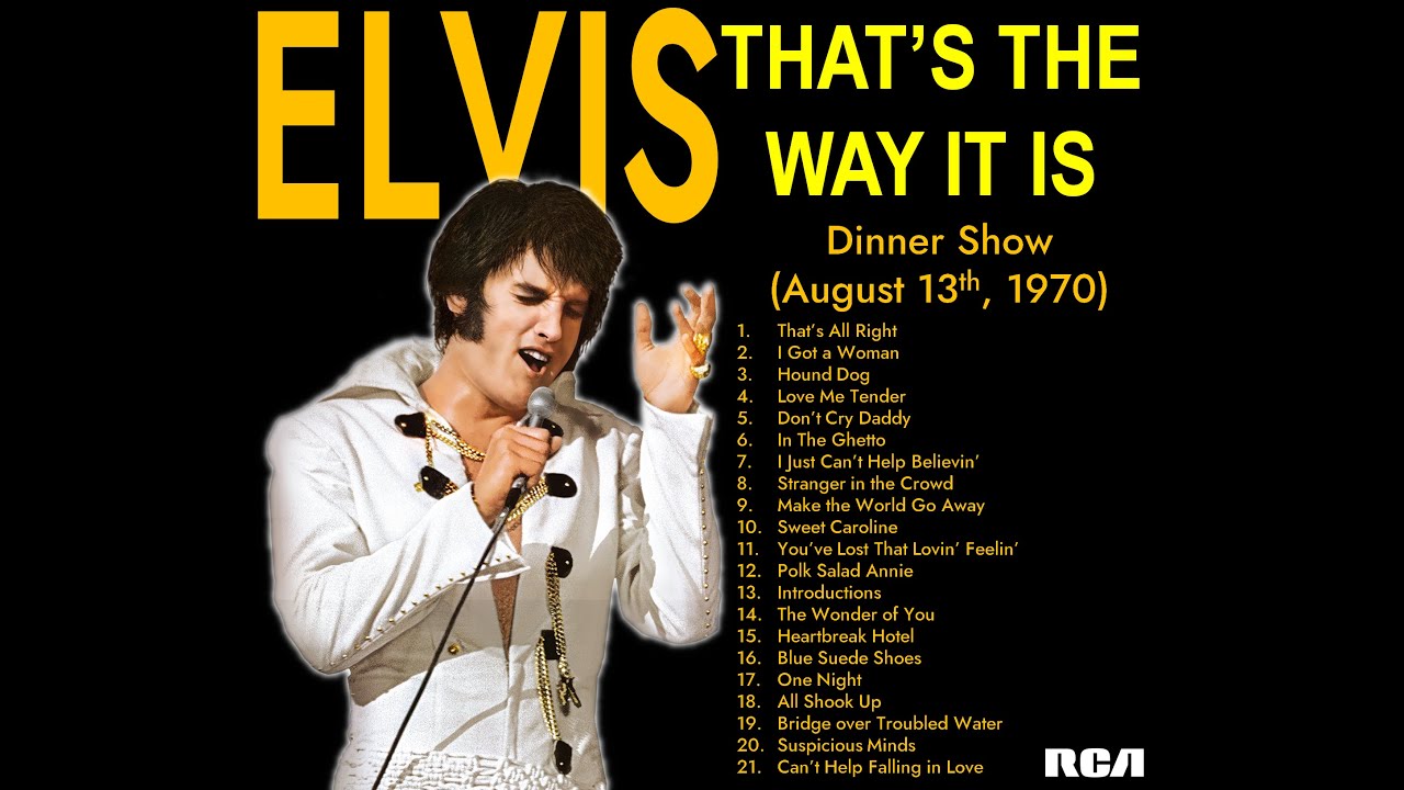 Elvis: That's The Way It Is (Dinner Show - August 13th, 1970) -  Full Soundtrack