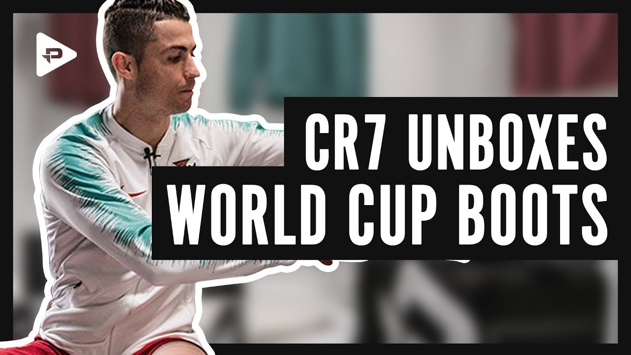 MEETING CR7 IN MADRID! RONALDO UNBOXES NEW WORLD CUP BOOTS