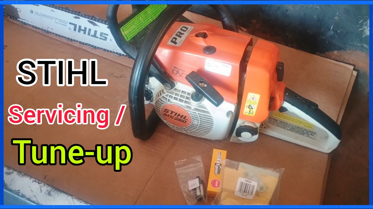 Простое обслуживание/настройка бензопилы Stihl MS260 | Инструкция по техническому обслуживанию (и...